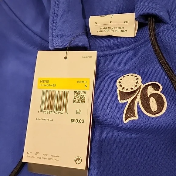 Nike Philadelphia 76ers hoodie